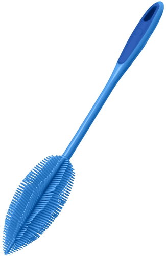 Kochblume UNI Bottle Brush Blue - Brush for Cleaning Feeding Bottles - Main image