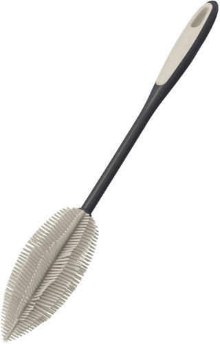 Kochblume UNI Bottle Brush Grey - Brush for Cleaning Feeding Bottles - Main image