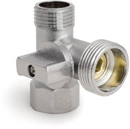 KOER T-Piece with Ball Valve, KR.515 1/2" × 3/4" × 1/2" - Corner Valve