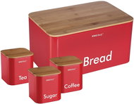 Steel bread basket + 3 containers Kinghoff Kh-1085 - Breadbox