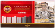 KOH-I-NOOR GIOCONDA 8122/12 olejové křídy šedá řada 12 ks - Olejové pastely