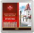 KOH-I-NOOR GIOCONDA 8828/24 prašné křídy v tužce v laku v plechovém pouzdře 24 ks