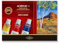 Koh-i-noor Akrylové barvy KOH 6 × 16 ml - 0162701 - Acrylic Paints
