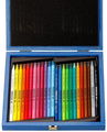 KOH-I-NOOR PROGRESSO 8758/24 dlouhé akvarelové pastelky v laku v dřevěné kazetě 24 ks