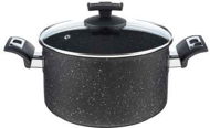 KOLIMAX BLACK GRANITEC Pot with Lid, Diameter of 22cm, Volume of 4.5l - Pot