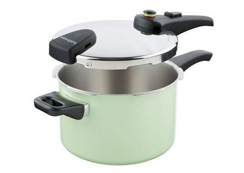 KOLIMAX BIOMAX with BIO Valve, Diameter of 22cm, Volume of 5.5l, COMFORT GREEN - Pressure Cooker - Main image