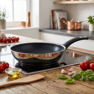 KOLIMAX FLONAX COMFORT pan 22 cm with handle, low, black - Pan