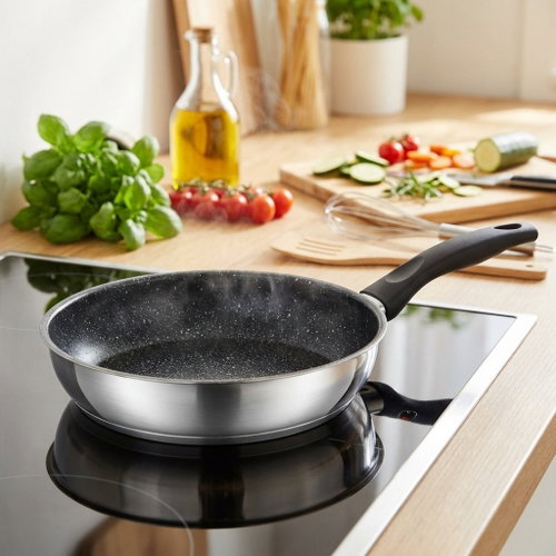 KOLIMAX Pan CERAMMAX PRO STANDARD, diameter 22 cm, volume 1.2 l, black granite - Pan - Main image