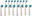 Set of 16 NK01 Spare Heads for Braun Oral B Cross Action Brushes