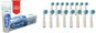 KOMA Set of 16 Spare NK01 Heads for Braun Oral B Cross Action Brushes + OR GIFT Toothpaste OR - Toothbrush Replacement Head