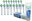 Set of 16 Spare Heads NK07 for Braun Oral-B 3D WHITE Brushes + GIFT ORAL-B Toothpaste