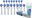 Set of 16 NK08 Spare Heads for Braun Oral-B PRECISION CLEAN Brushes + GIFT Toothpaste