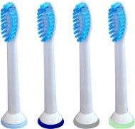 KOMA Spare Head NK04 for Philips Sonicare SENSITIVE Brushes HX6054, 4 pcs - Toothbrush Replacement Head