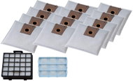 KOMA Set of Accessories for Bosch Type G Vacuum Cleaners, Siemens, 12 pcs of BS67S Bags, 1 pc of HEP - Vacuum Cleaner Bags