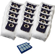 KOMA Accessory Set SB02S for Electrolux, AEG, Philips Vacuum Vleaners, 15 bags, 1 Hepa filter - Vacuum Cleaner Bags