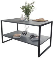 VerdeDesign Duren konferenční stolek 50 × 90 cm, antracit/černá - Konferenční stolek