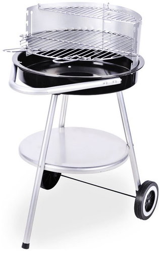 PROGARDEN Garden charcoal grill chrome 47 × 75 cm - Grill - Main image