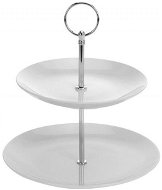 Koopman Food stand 2 tiers - porcelain - Tiered Stand