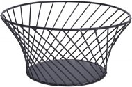 Koopman Černý kovový košík na ovoce - Bread Basket