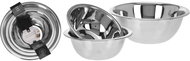 Koopman Set of 3 deep stainless steel bowls - Bowl Set