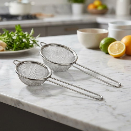Koopman Set 2pcs Stainless steel strainers EXCELENT - Strainer - Main image