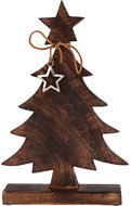 Koopmann International Wooden decorative tree, natural, 25 x 7 x 39 cm - Christmas Decoration
