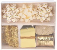 KOOPMANN INTERNATIONAL sada na balení dárků 10 ks, zlatá - Gift Bow