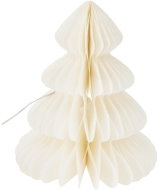 Koopman LED papírový stromek s časovačem 24,5 × 28 cm, bílý - Christmas Lights