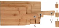 Koopman Sada krájecích desek s rukojetí bamboo - 3 ks - Chopping Board