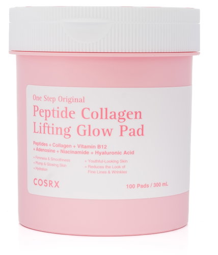COSRX One Step Original Peptide Collagen Lifting Glow Pad 100 Pads - Facial Pads - Main image