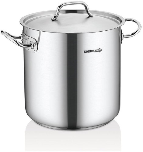 Korkmaz Proline Gastro stainless steel extra deep pot 10,5 l - Pot - Main image