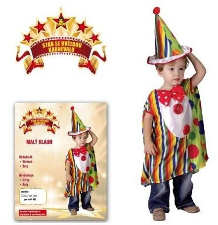 Carnival Dress - Small Clown size XS - Costume - Main image