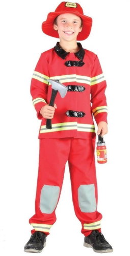 Dress for carnival - Fireman size. S - Costume - Main image