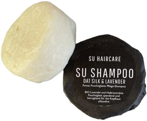 SU HAIRCARE Bio tuhý šampón na vlasy s levandulí a ovsem 60 g - Shampoo - Main image