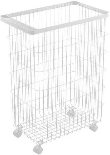 Yamazaki Laundry basket Tower 4776, 55 l, white - Laundry Basket - Main image