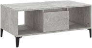 SHUMEE Konferenčný stolík betónovo sivý 90 × 50 × 36,5 cm kompozitné drevo - Konferenčný stolík