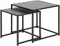 FERNITY Seaford černý konferenční stolek - Konferenční stolek