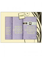 4sleep Dárkové balení ručníků a osušek Artiborda - fialová 17 - Towel Set