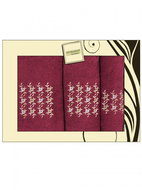 4sleep Dárkové balení ručníků a osušek Artiborda - bordó 45 - Towel Set