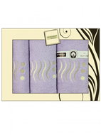4sleep Dárkové balení ručníků a osušek Artiborda - fialová 56 - Towel Set