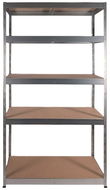 Kovona kovový regál s policemi z MDF, 178 × 120 × 40 cm, 5 polic - Regál