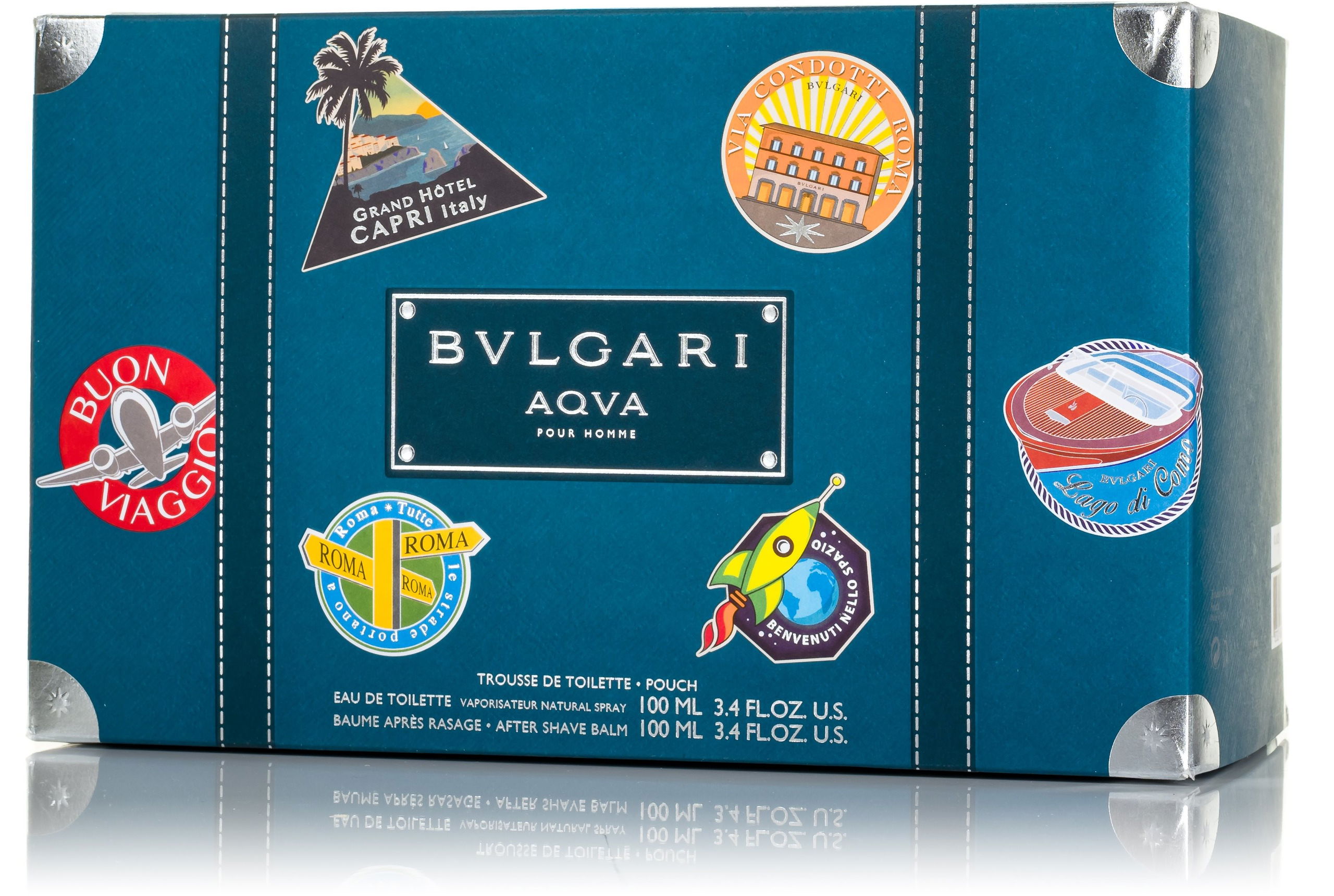 BVLGARI Aqva Pour Homme EdT Set 200 ml - Darčeková sada parfumov