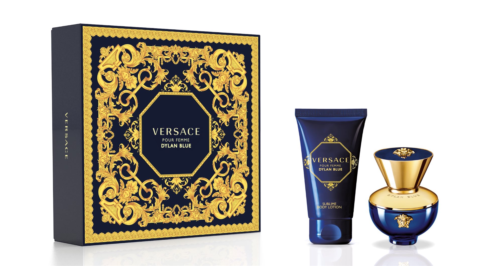 Versace pour femme dylan blue set hot sale