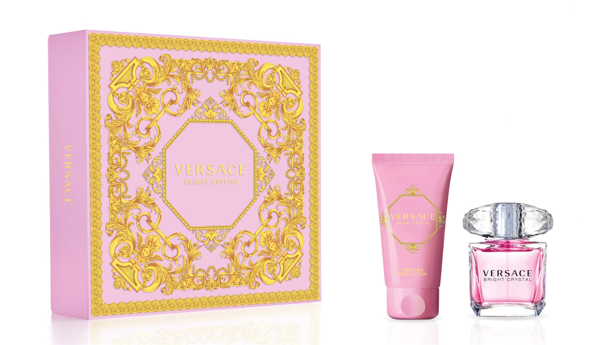 Versace bright crystal gift best sale set 50ml