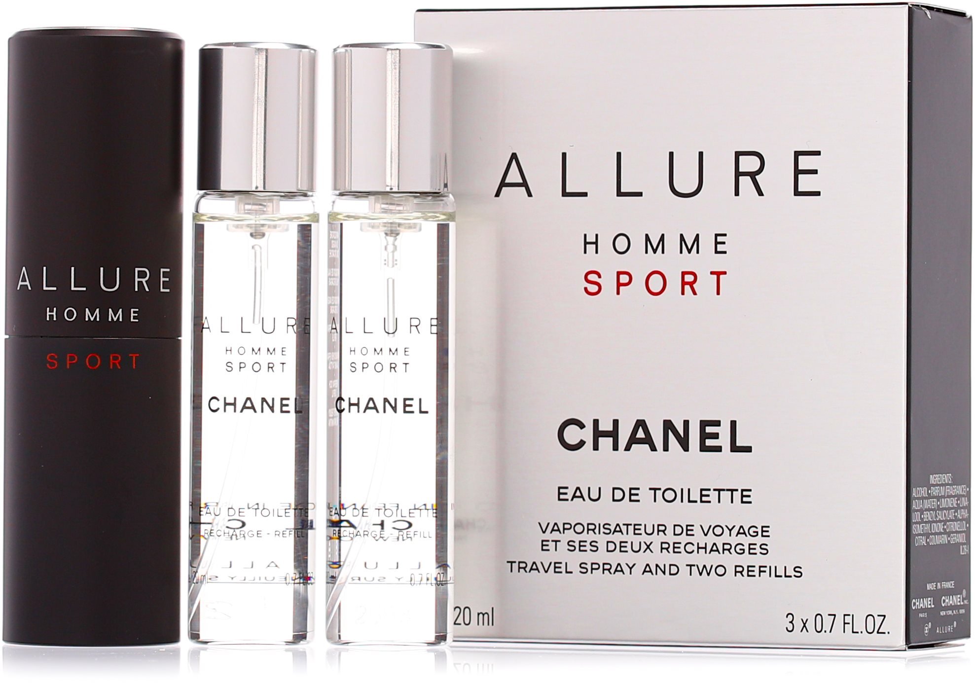 CHANEL Allure Homme Sport EdT 3 x 20 ml from 98.90 € - Eau de