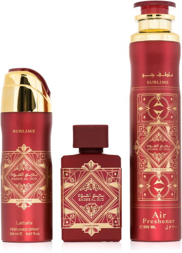 LATTAFA Bade'e Al Oud Sublime EdP Set 600 ml - Perfume Gift Set - Main image