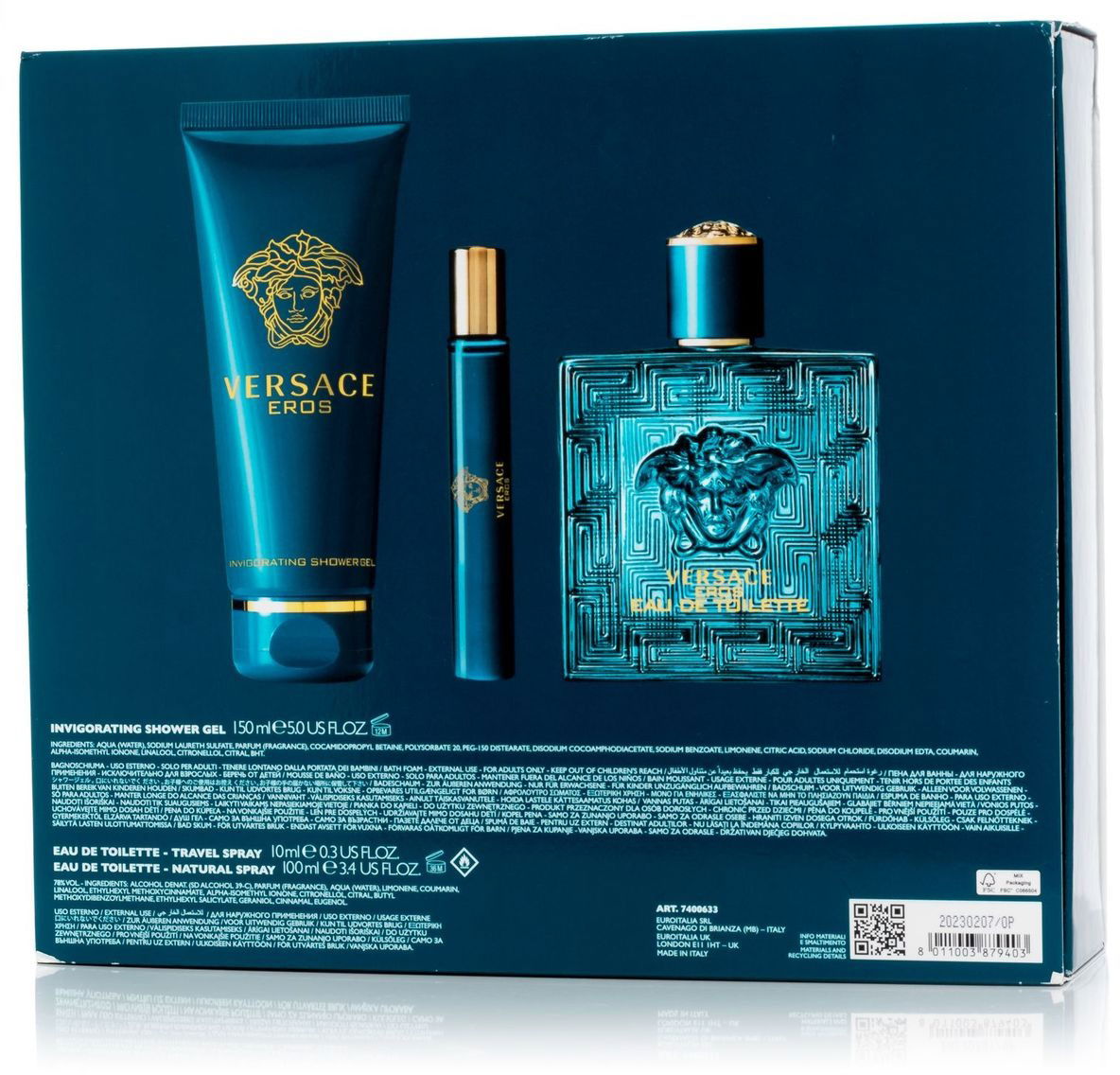 Invigorating shower best sale gel versace eros