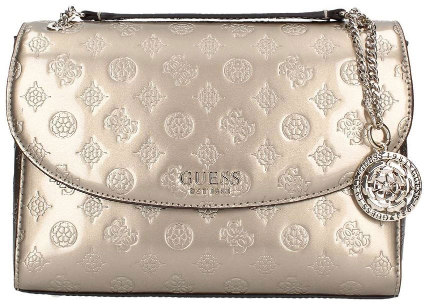 Guess peony debossed outlet logo crossbody