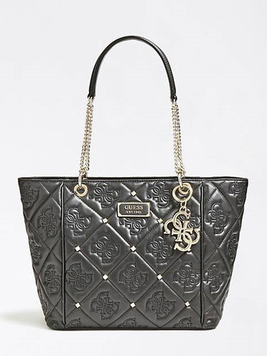GUESS Shanina Studded Logo Stitch Shopper - Handbag - Main image