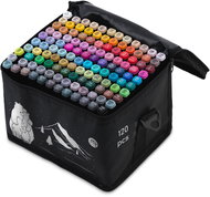 NUKIDO NK-913 alcohol-based, in bear-motif case, 120 colours - Felt Tip Pens